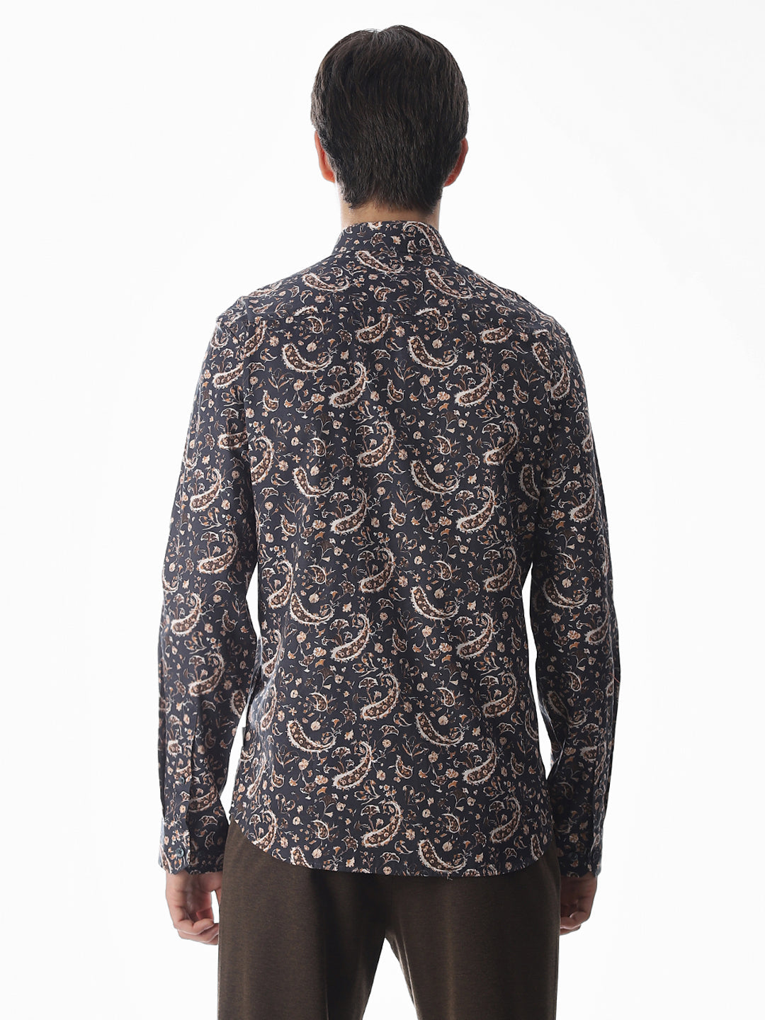 Abstract Print Slim Fit Shirt