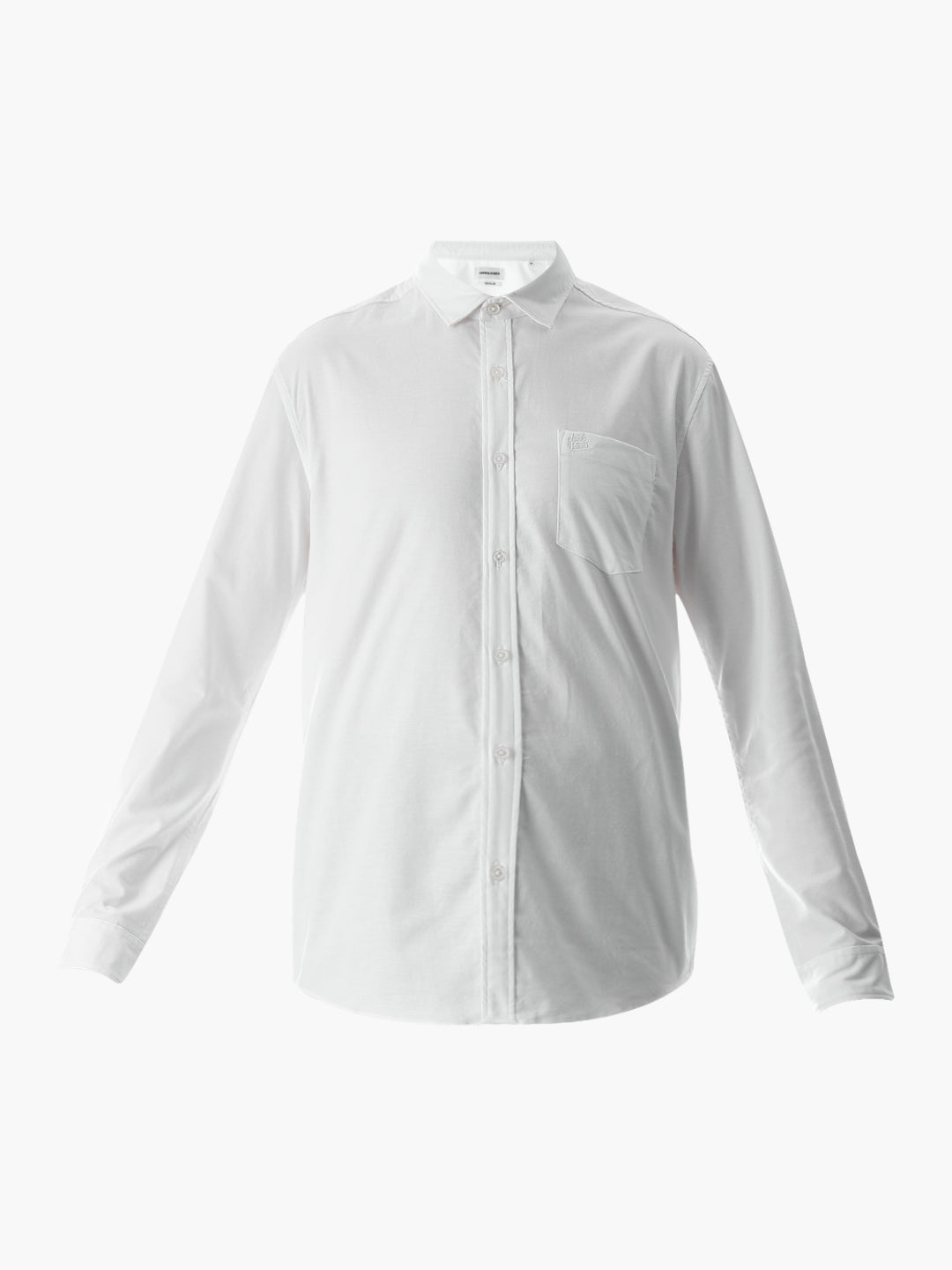 One Patch Pocket Slim Fit Shirt - white