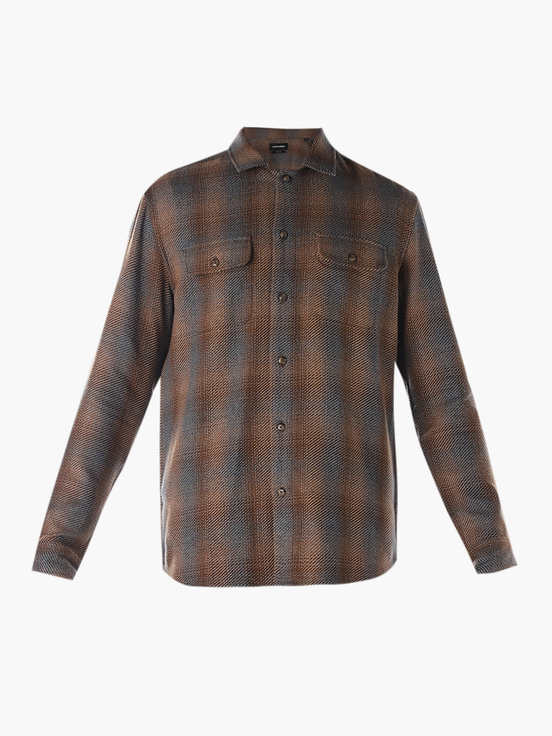 Check Full Sleeves Shirt - Dark Brown