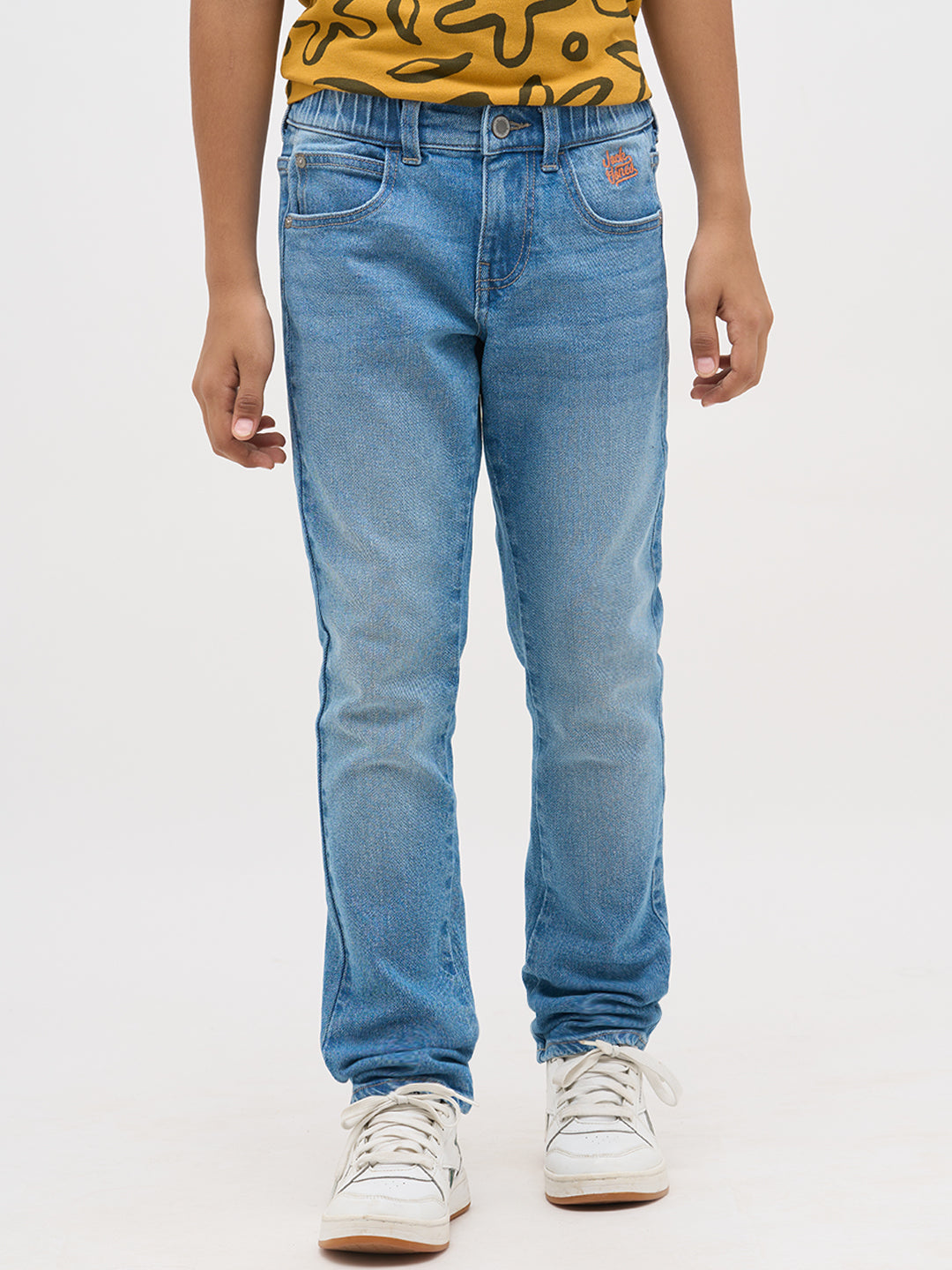 Light Blue Washed Regular Fit Jeans