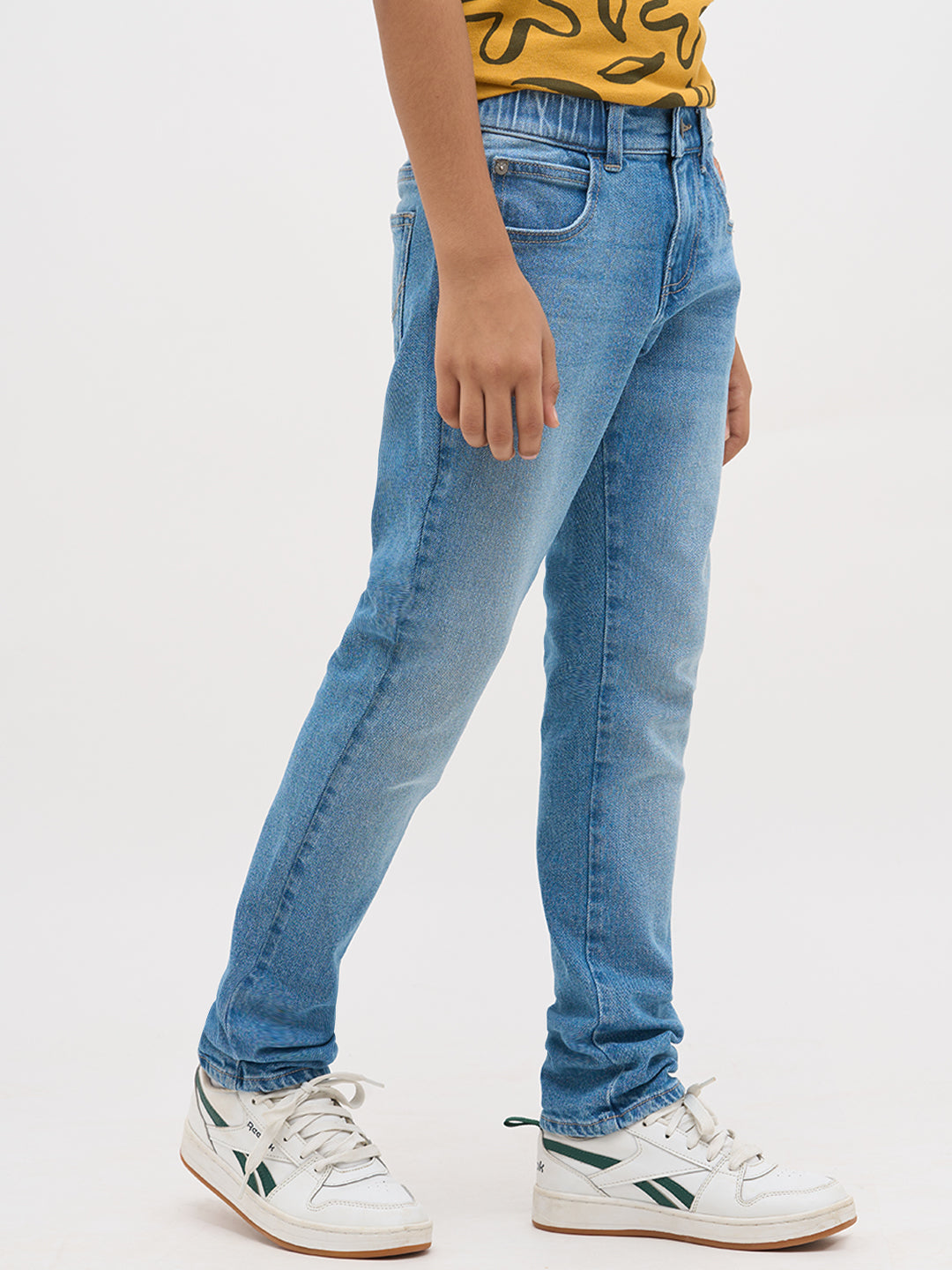 Light Blue Washed Regular Fit Jeans