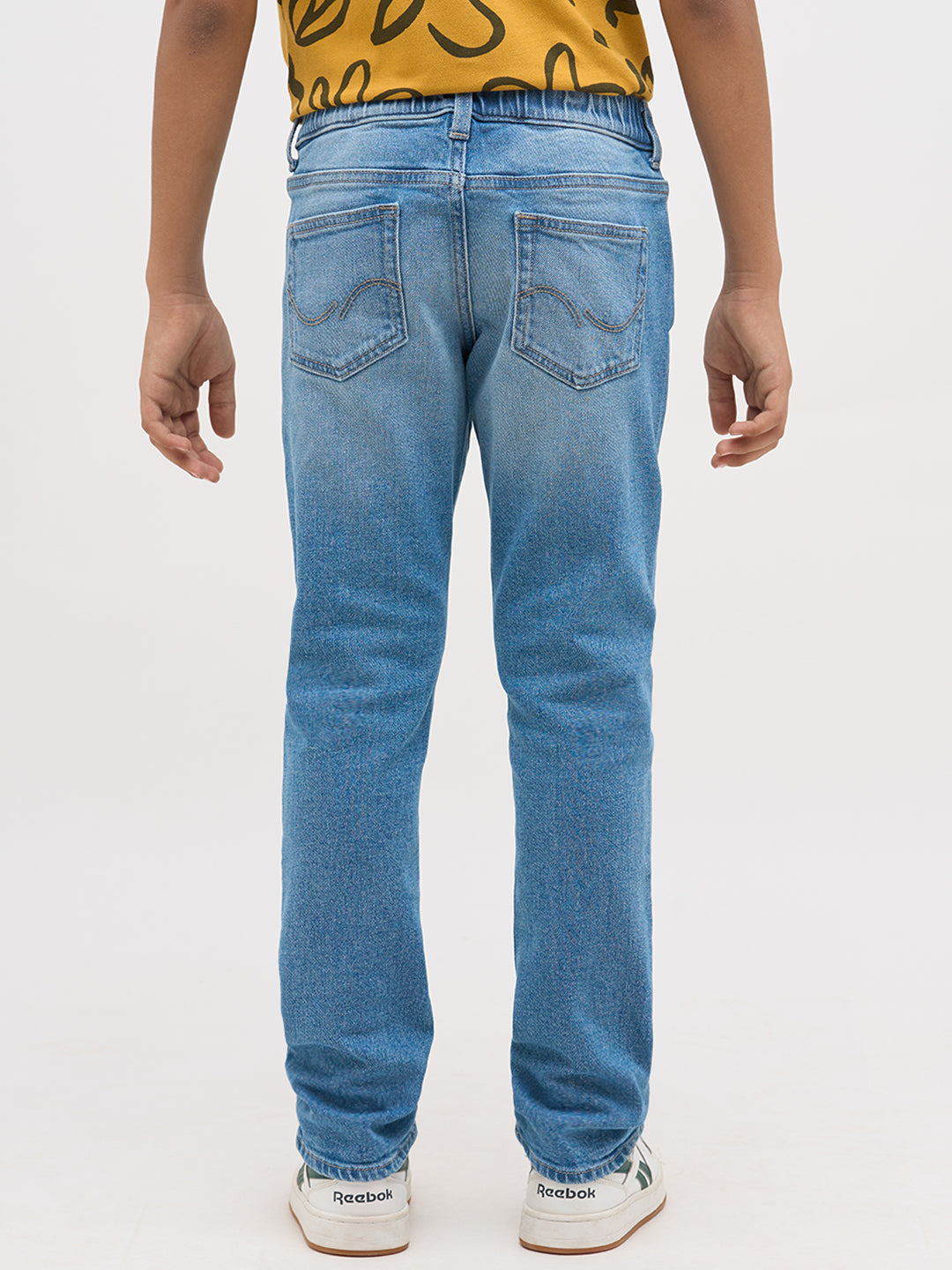 Light Blue Washed Regular Fit Jeans