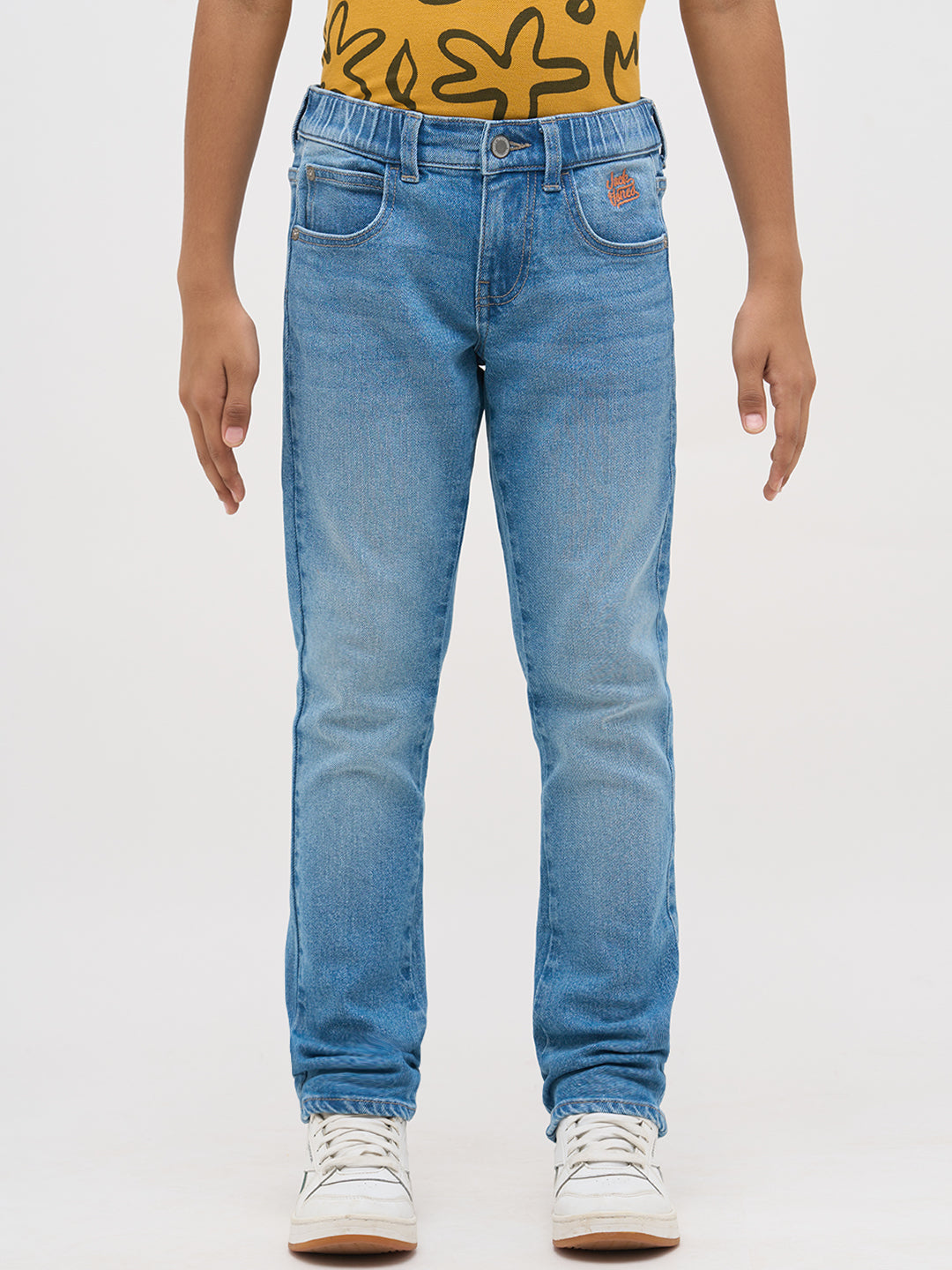 Light Blue Washed Regular Fit Jeans