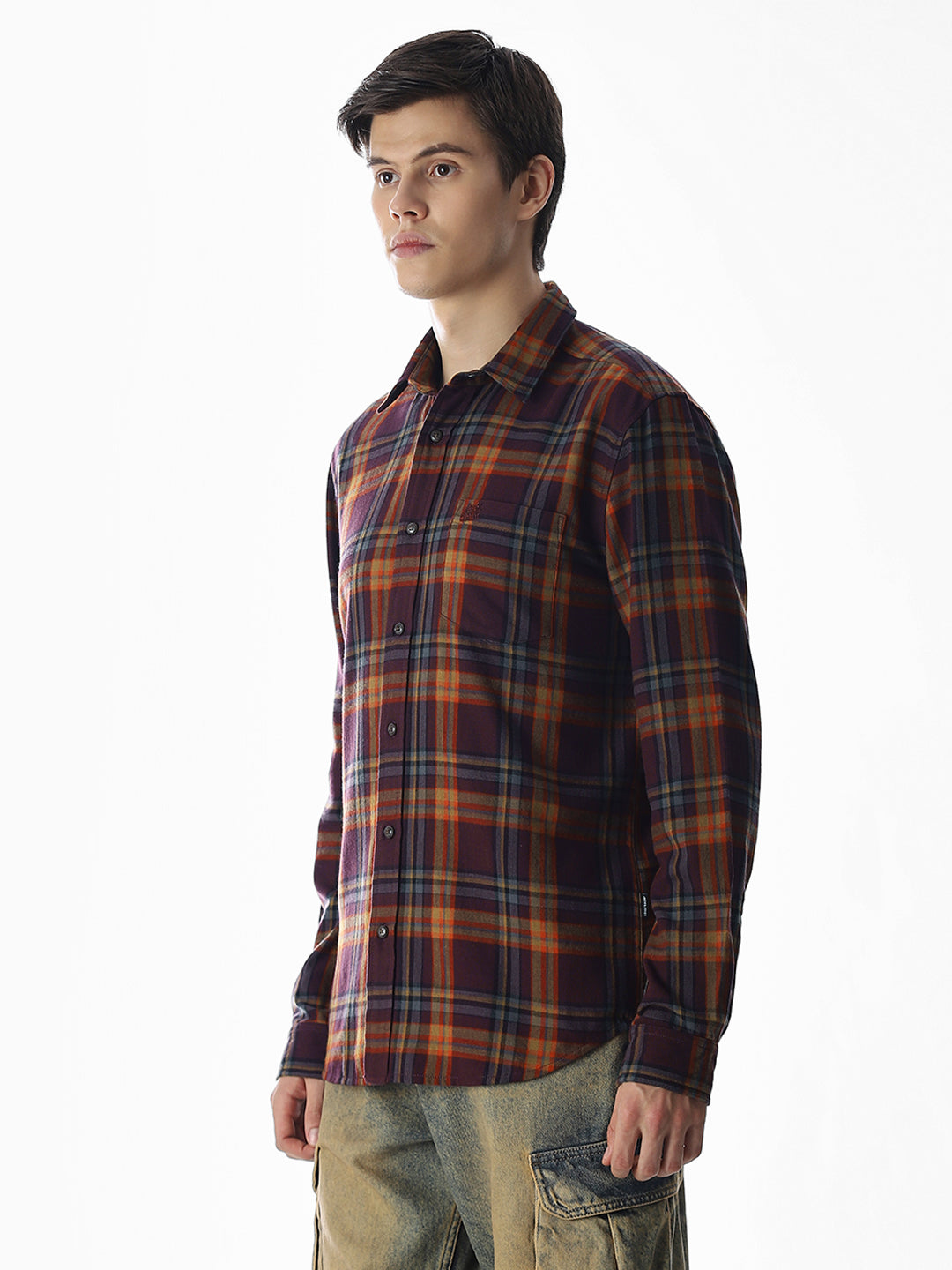 Striped Cotton Full Sleeves Shirt