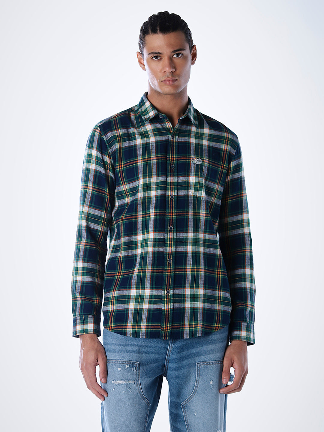 Regular Fit Check Cotton Shirt