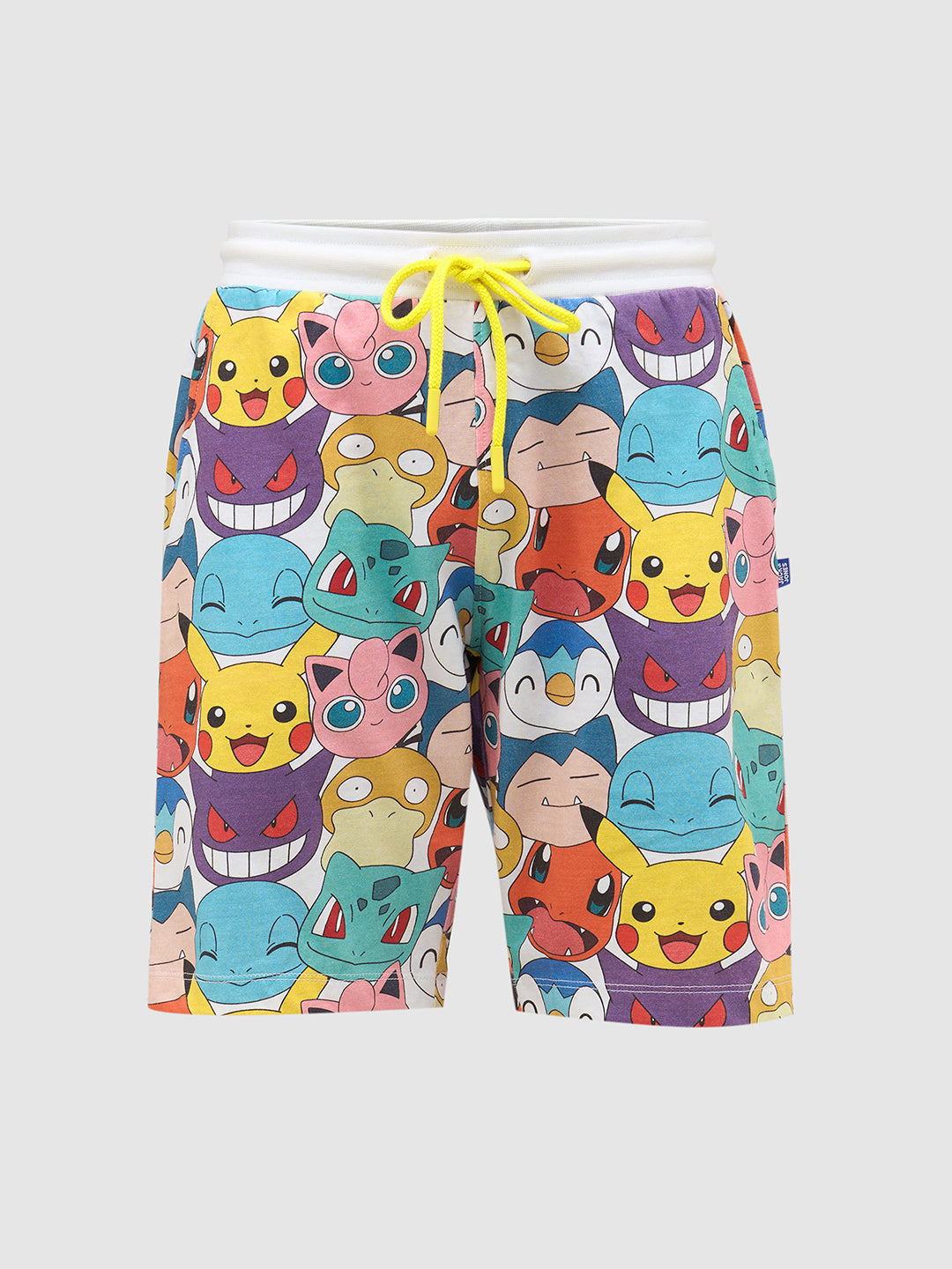 Boys Multi-Pokemon Faces Print Shorts