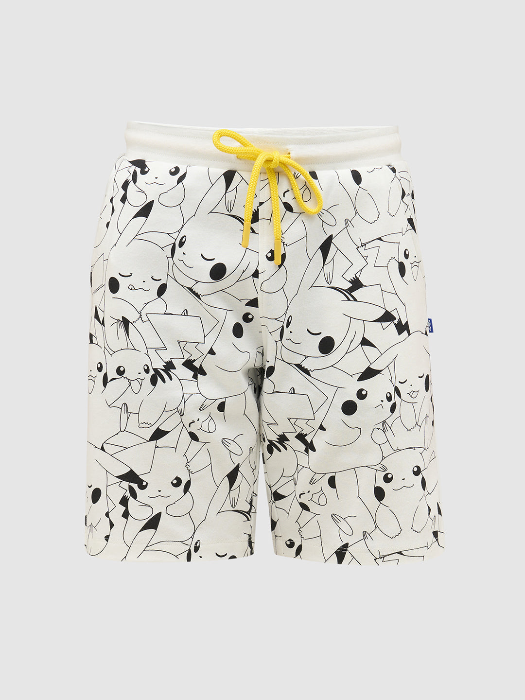 Boys Pikachu Print Cotton Shorts