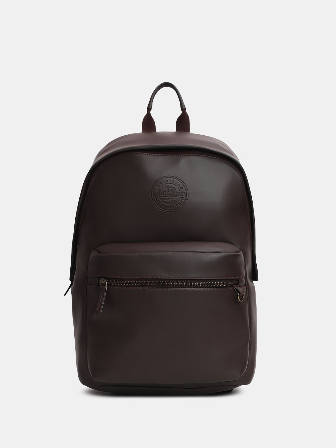 Dark Brown Backpack - Free Size