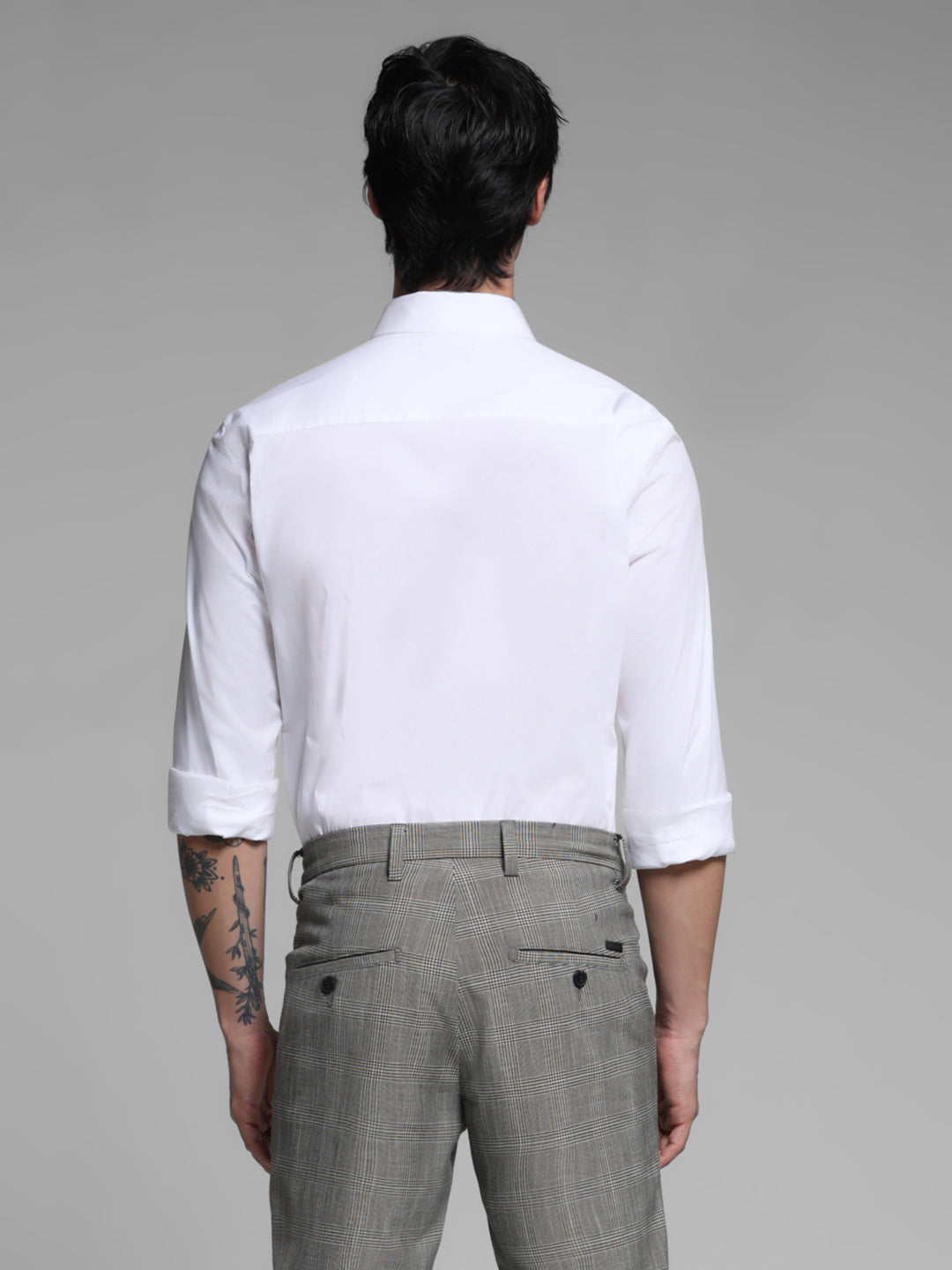 White Slim Fit Formal Shirt