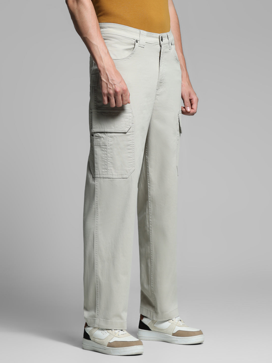 Grey Anti Fit Cargos