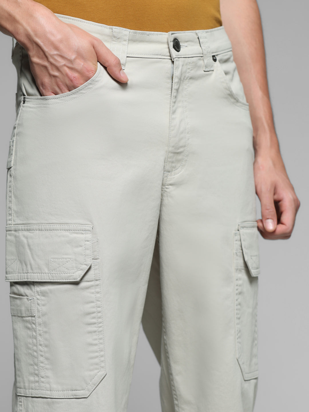 Grey Anti Fit Cargos