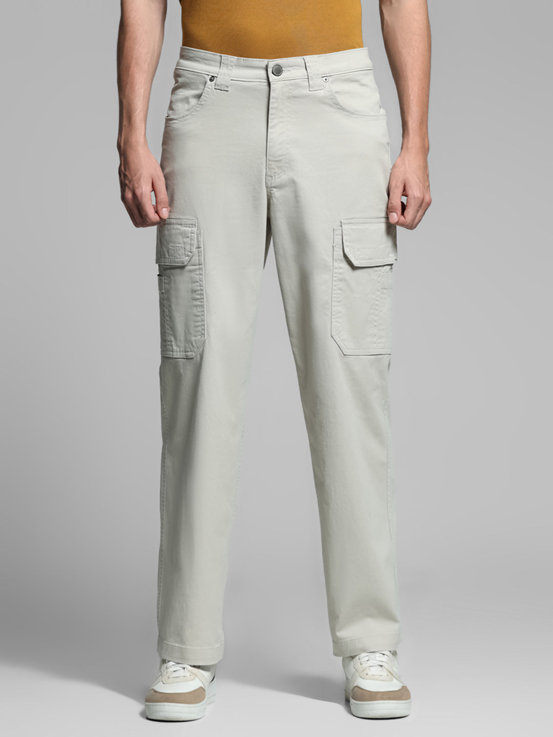 Grey Anti Fit Cargos