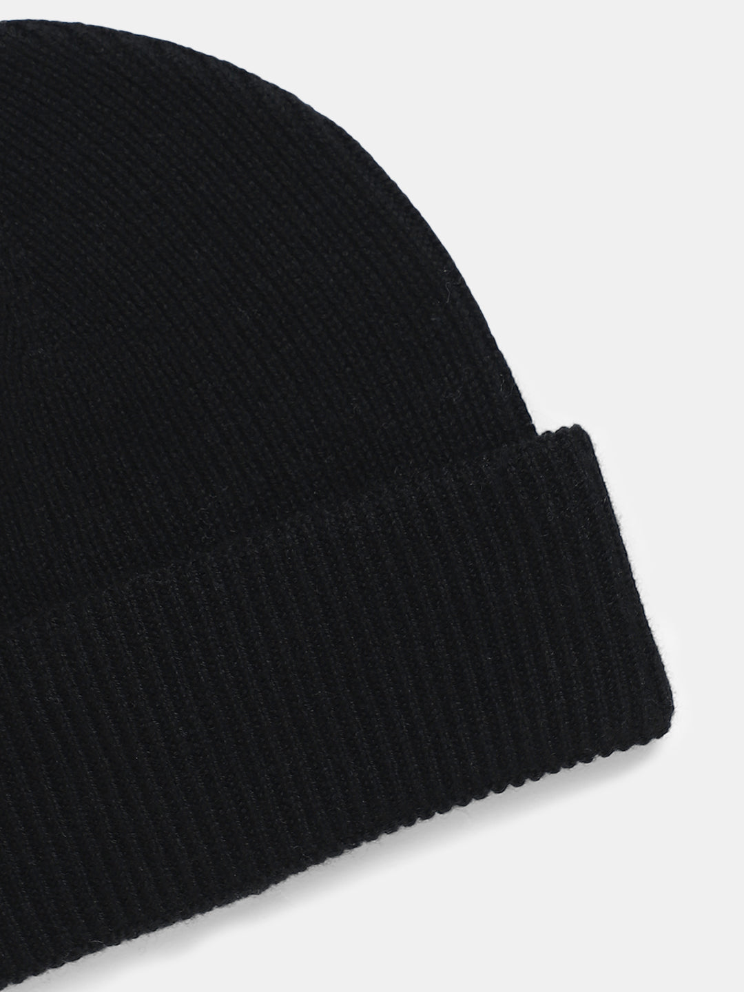 Black Woolen Beanie
