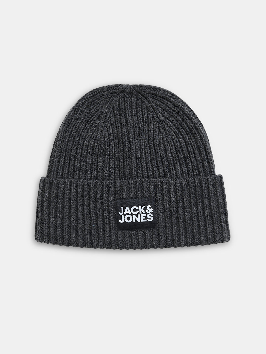 Dark Grey Organic Cotton Beanie - Free Size