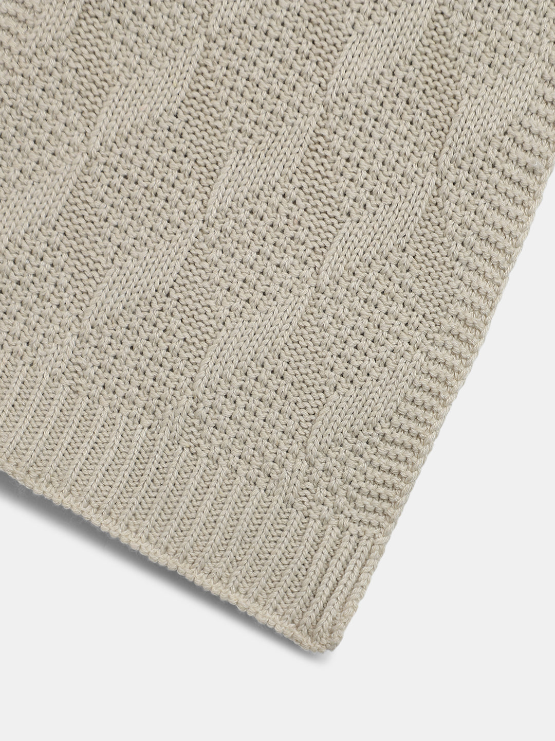 Beige Knitted Scarf