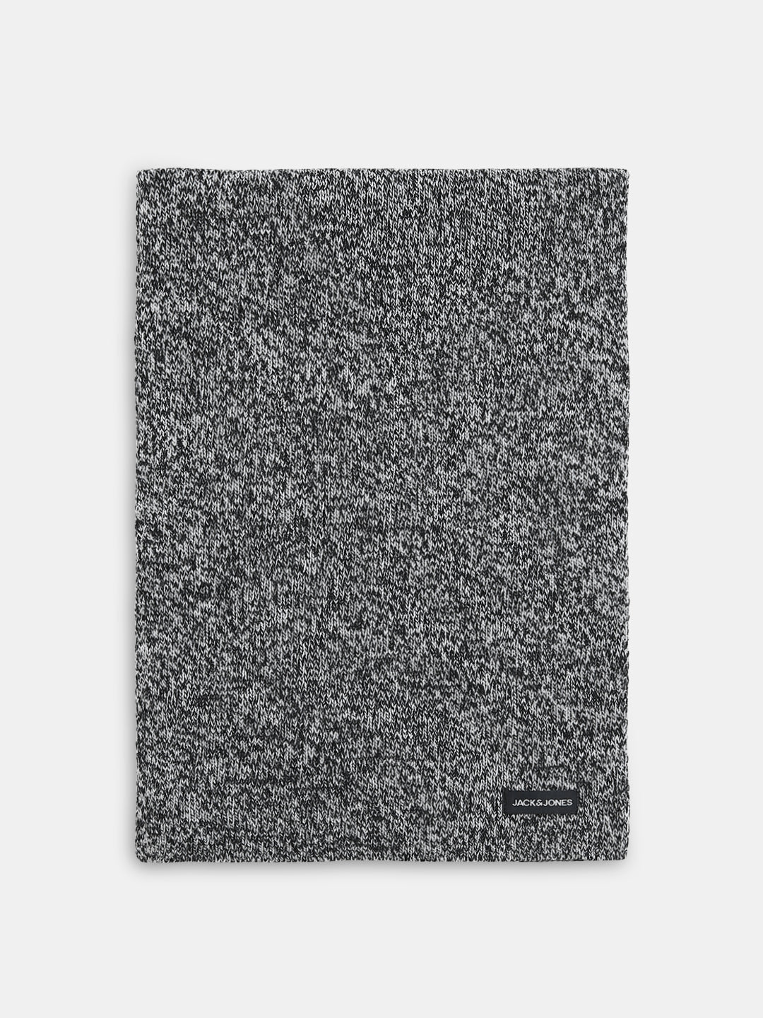 Knitted Scarf - Grey & White