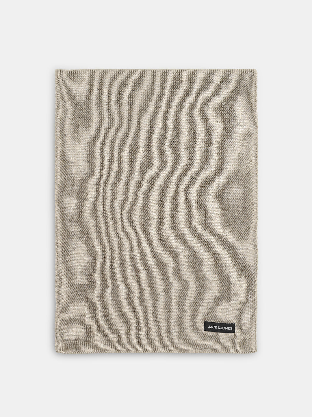 Knitted Scarf - Beige - Free Size