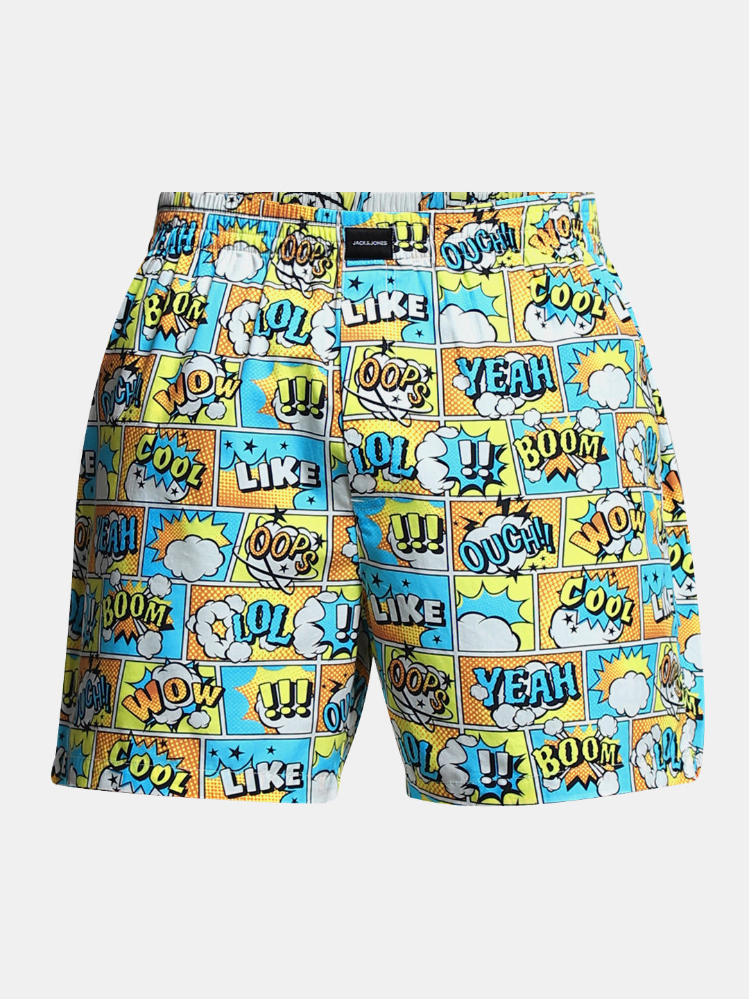 Yellow Printed Cotton Boxers