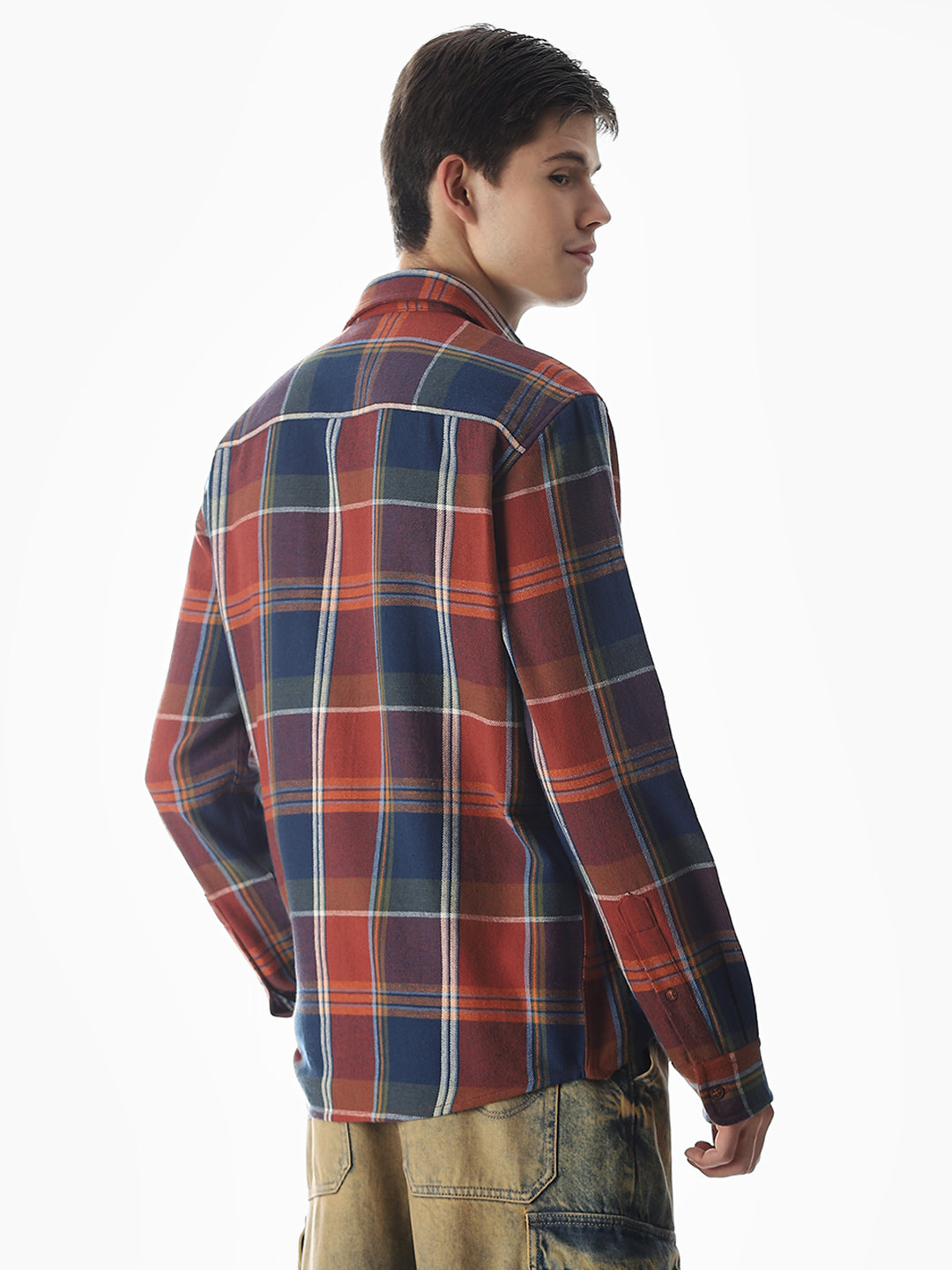 Blue & Red Check Shirt