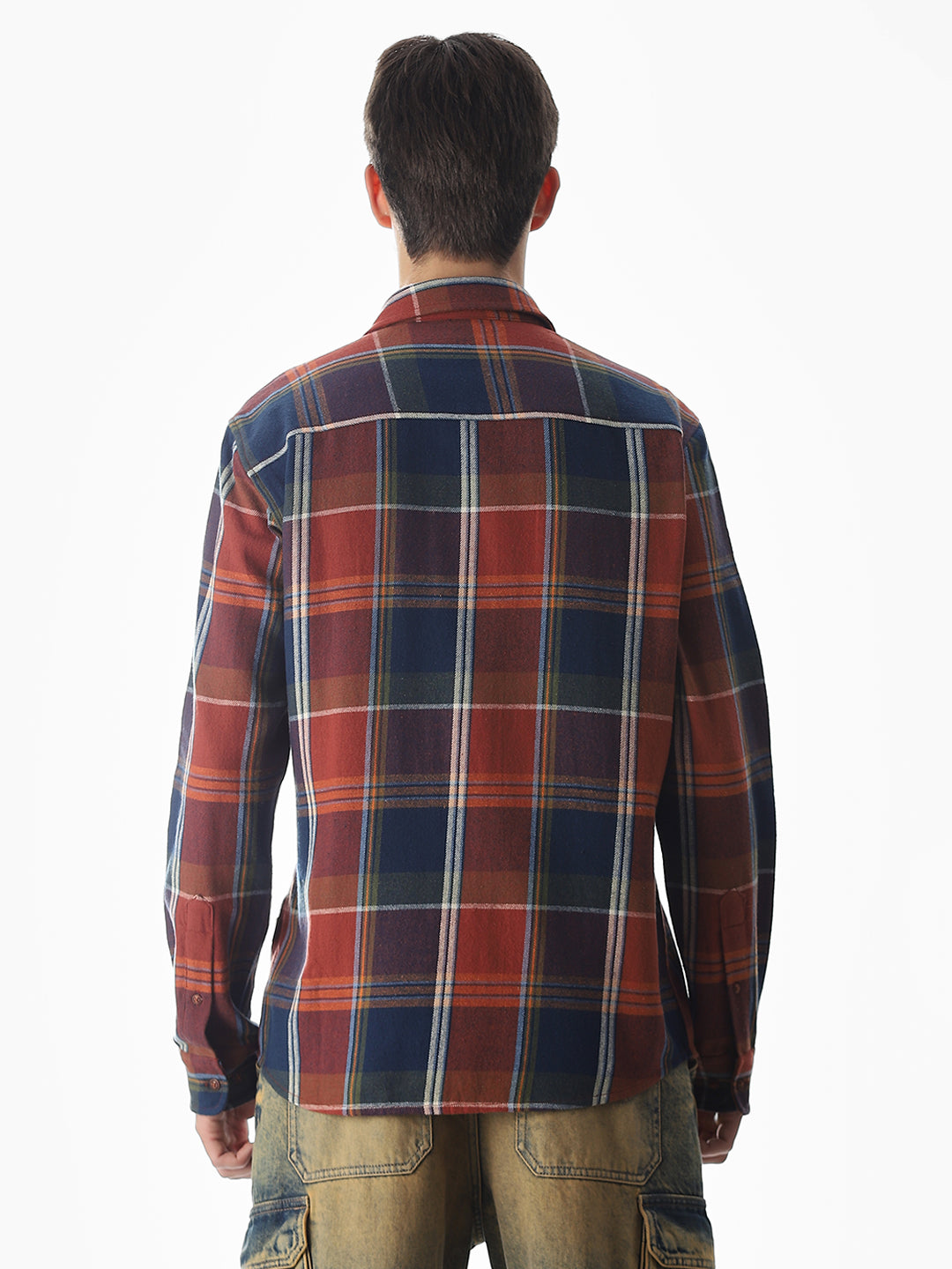 Blue & Red Check Shirt