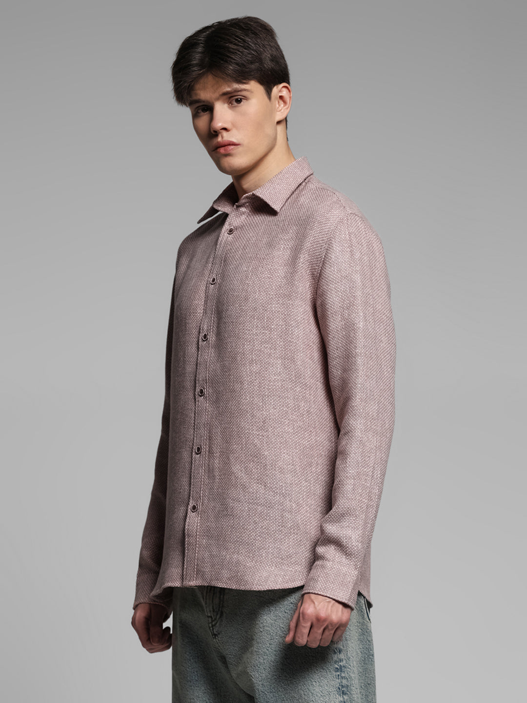 Red Regular Fit Shirt