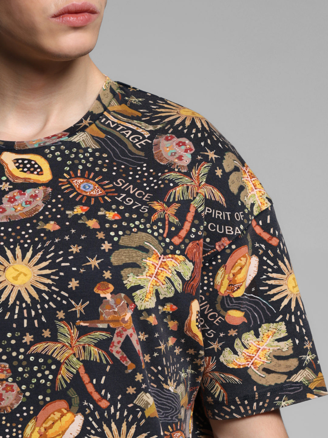 Multi-Colour Printed T-shirt