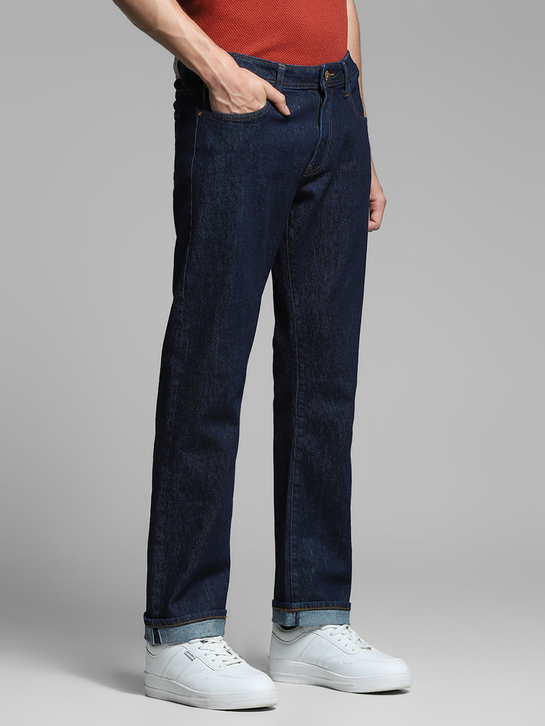 JACK&JONES Dark Blue Clark Regular Fit Jeans