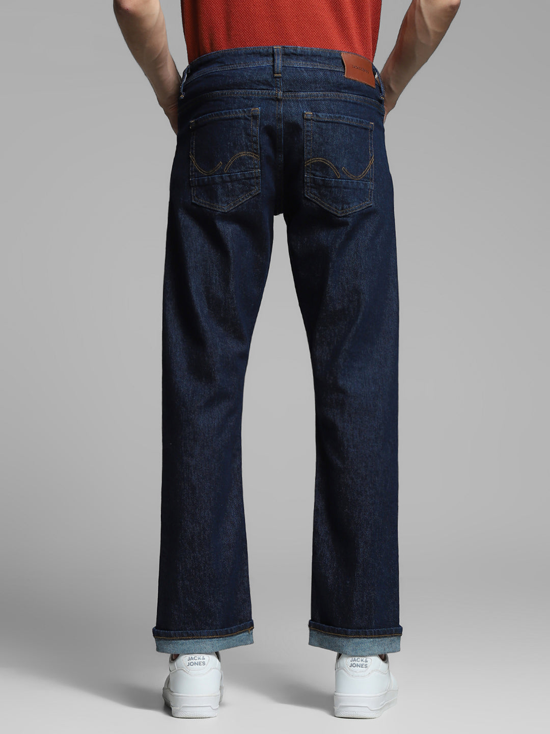 JACK&JONES Dark Blue Clark Regular Fit Jeans