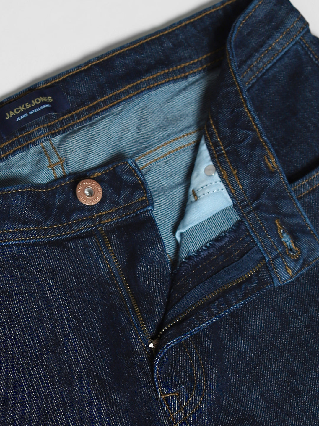 JACK&JONES Dark Blue Clark Regular Fit Jeans