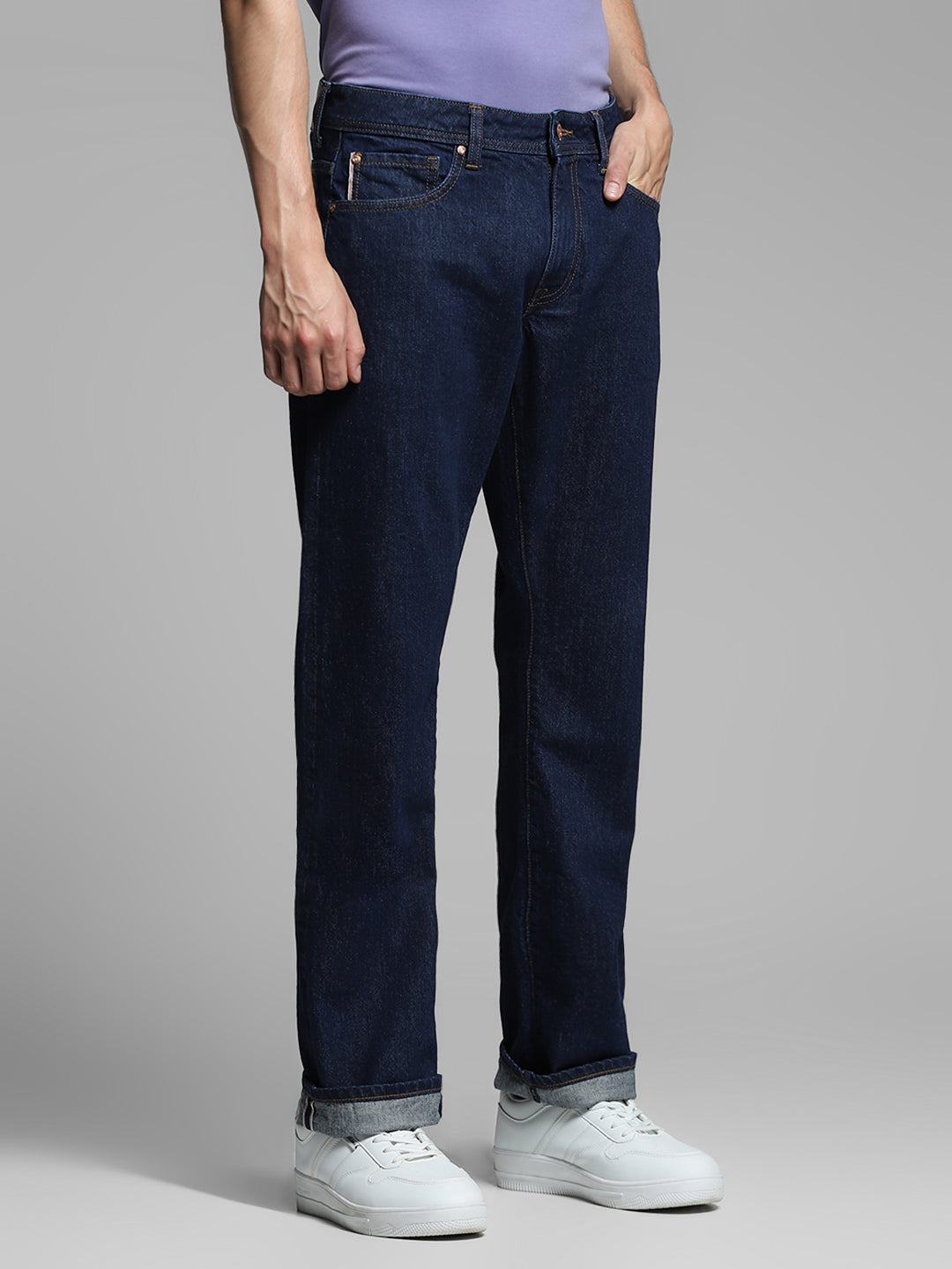 JACK&JONES Dark Blue Clark Regular Fit Jeans