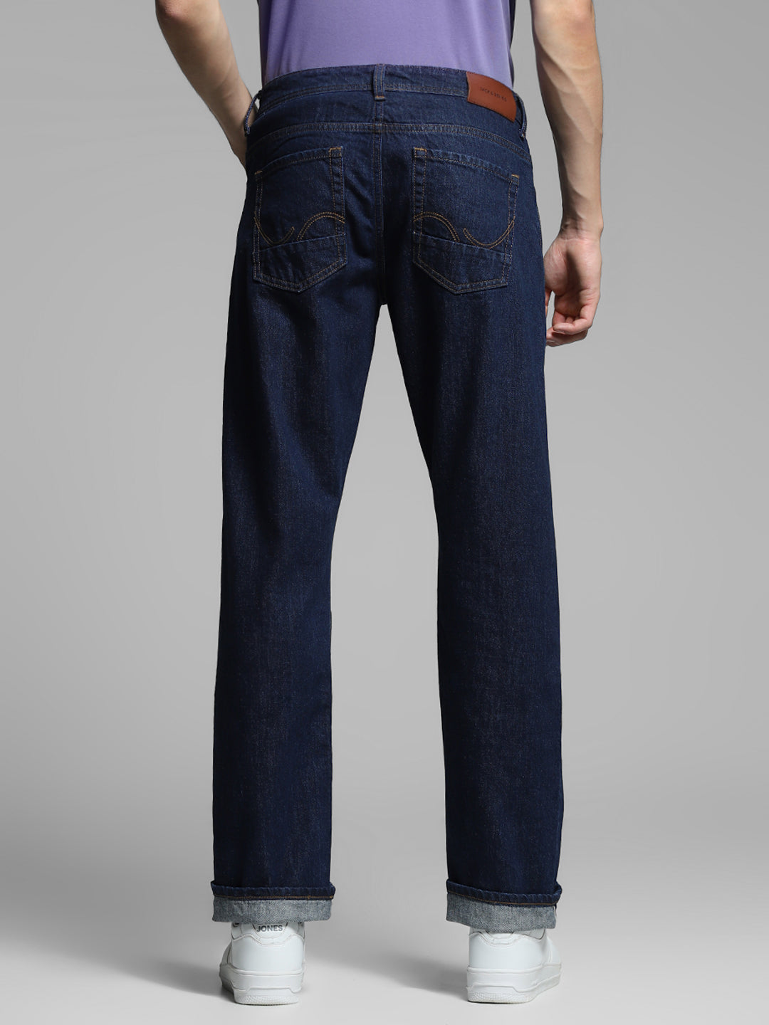 JACK&JONES Dark Blue Clark Regular Fit Jeans