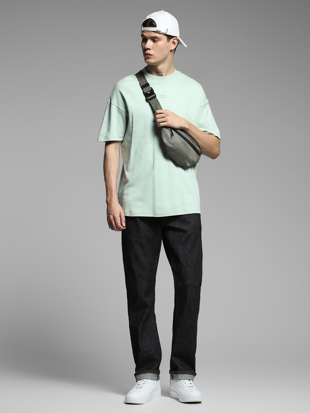 JACK&JONES Black Clark Regular Fit Jeans