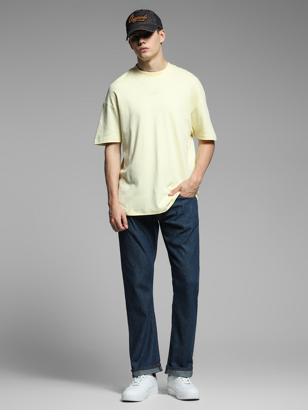 JACK&JONES Dark Blue Clark Regular Fit Jeans