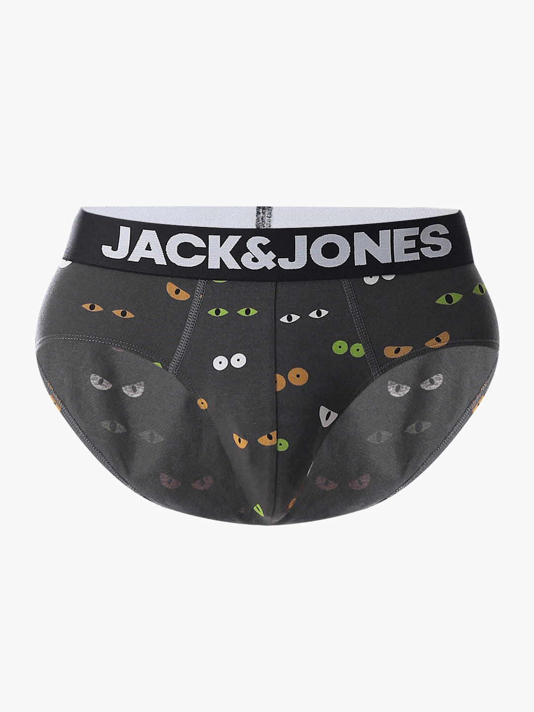 Dark Grey Printed Briefs