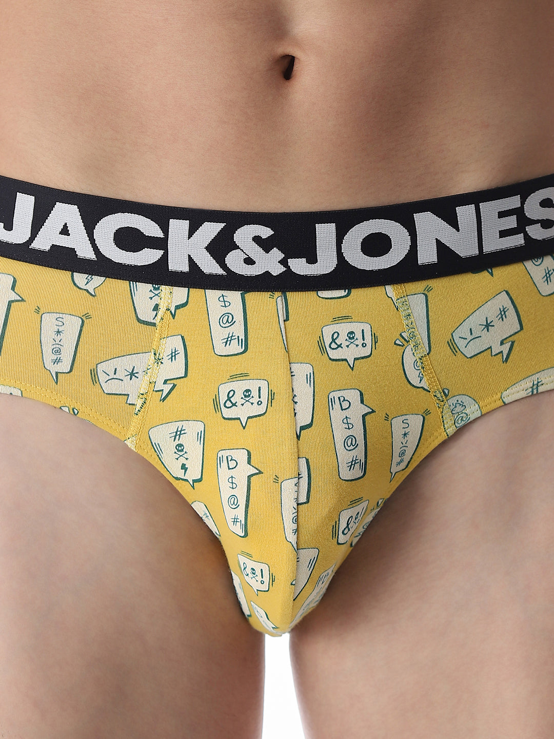 Yellow Printed Briefs