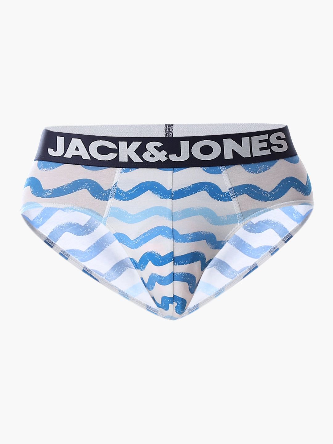 Blue Wave Stripes Printed Briefs