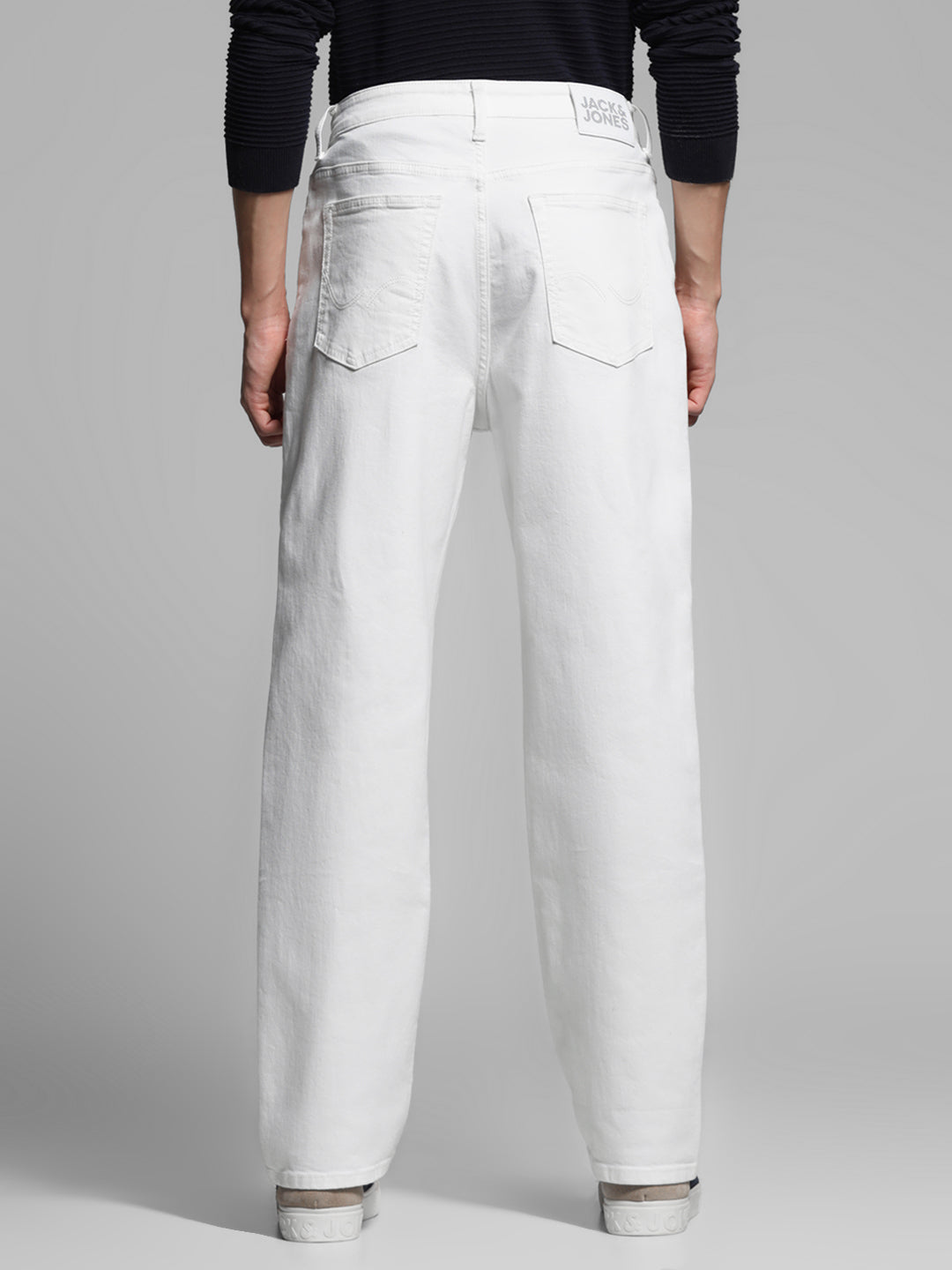 High Rise Dario Loose Fit Jeans - White High Rise Dario Loose Fit Jeans - White