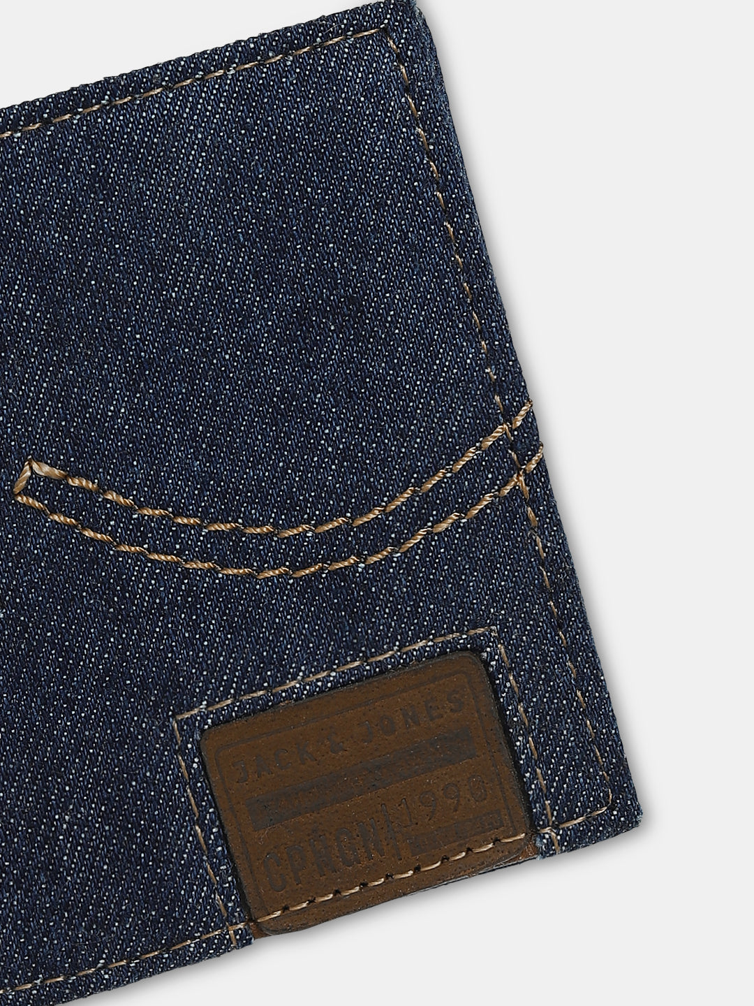 Dark Blue Denim Wallet