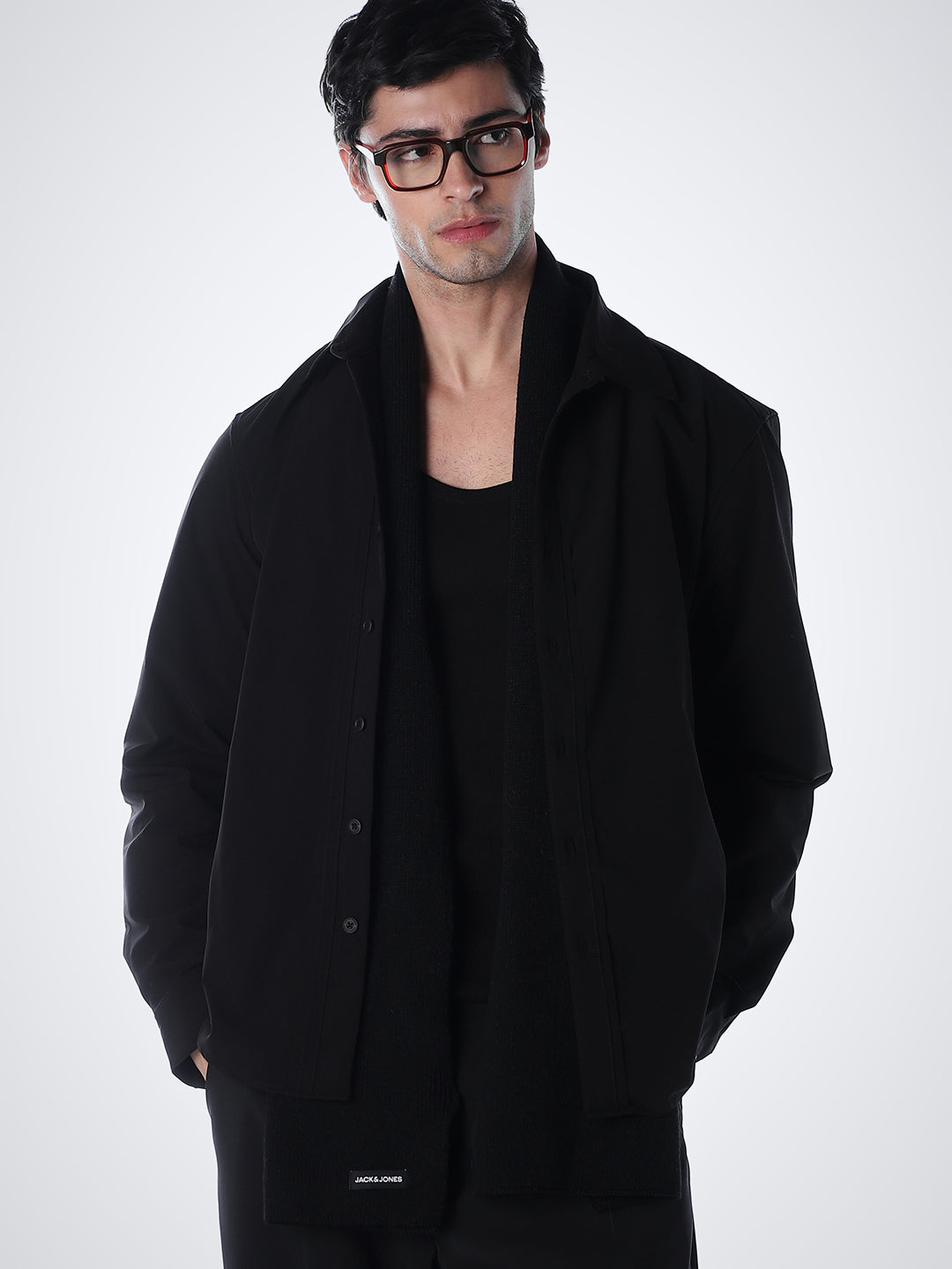 Regular Fit Black Shirt - M