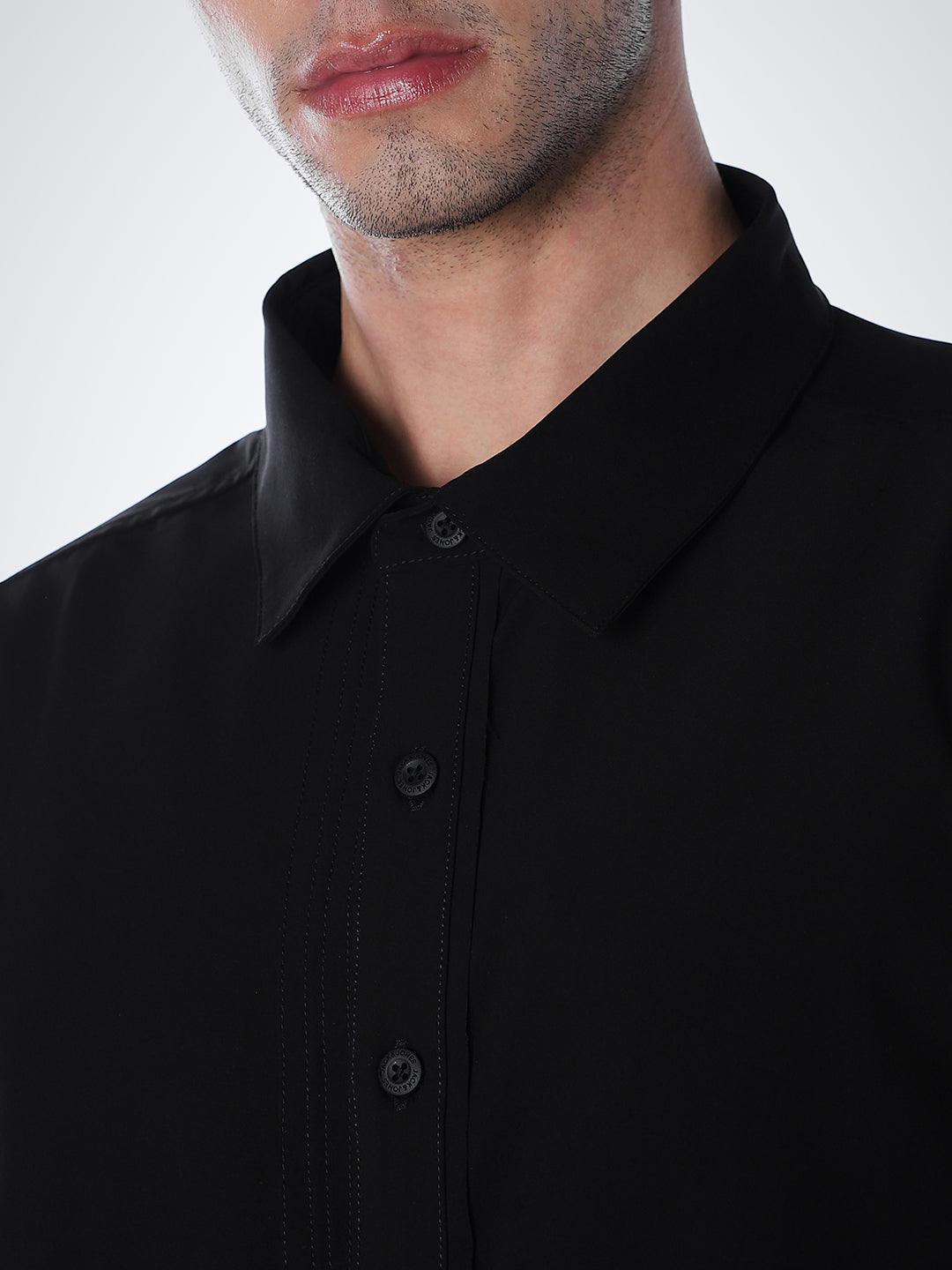 Regular Fit Black Shirt