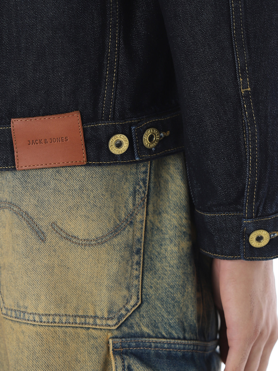 Dark Blue Cotton Denim Jacket