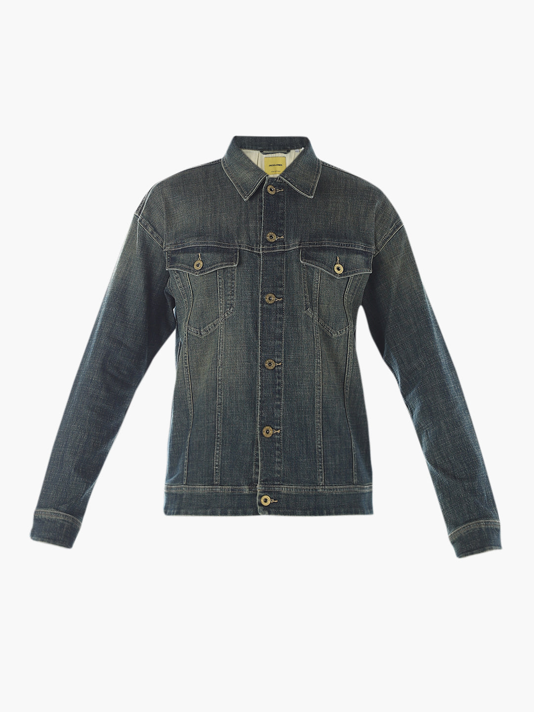 Dark Blue Washed Denim Jacket