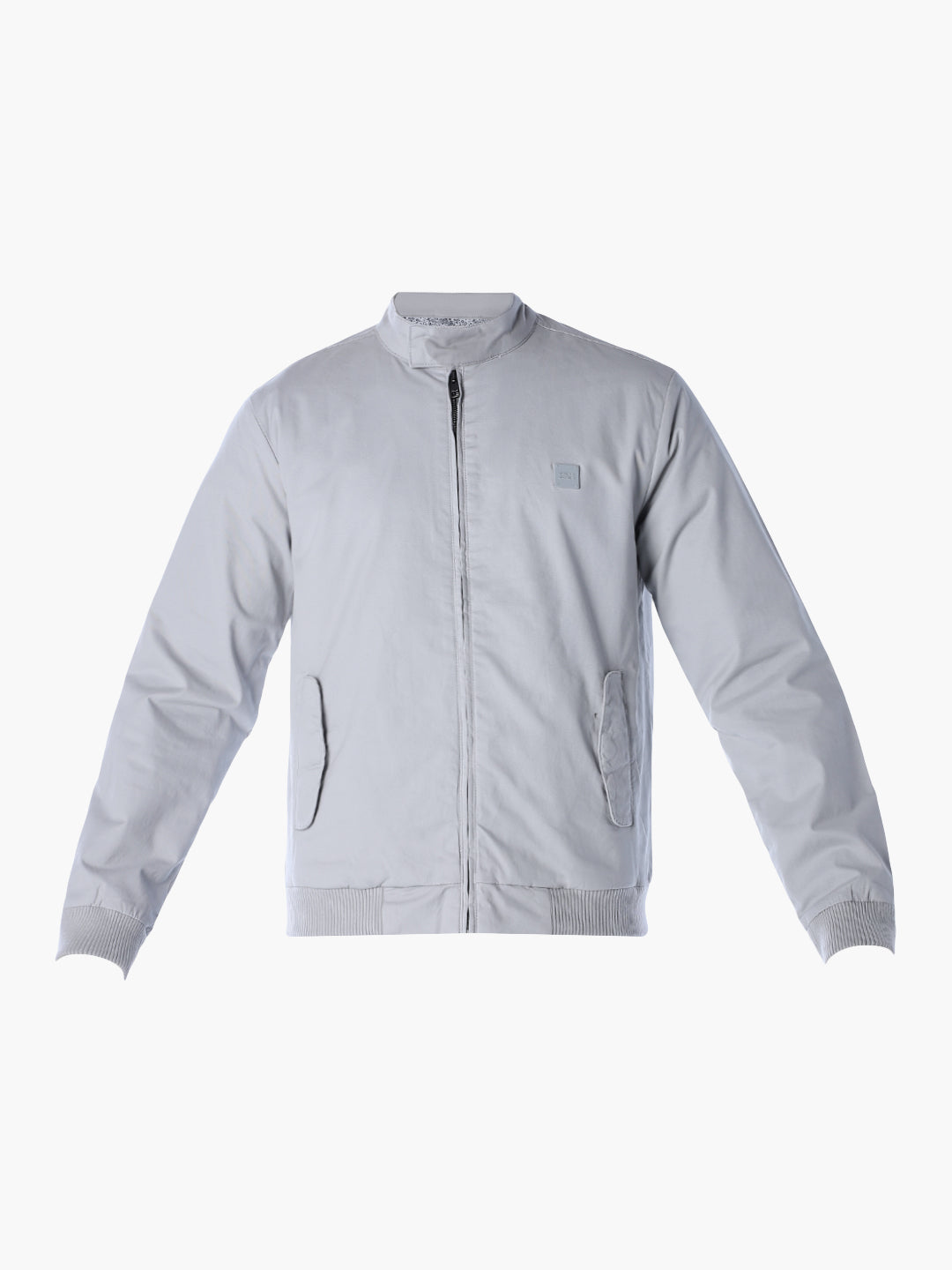 Blue Regular Fit Bomber Jacket