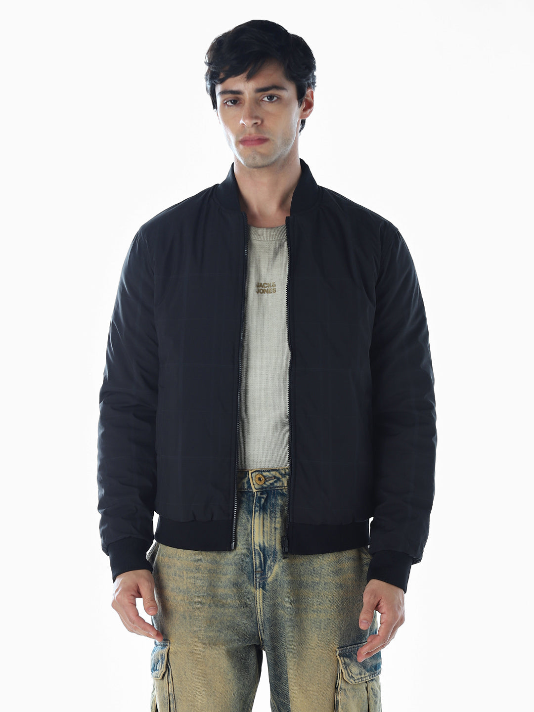 Reversible Bomber Jacket - Green