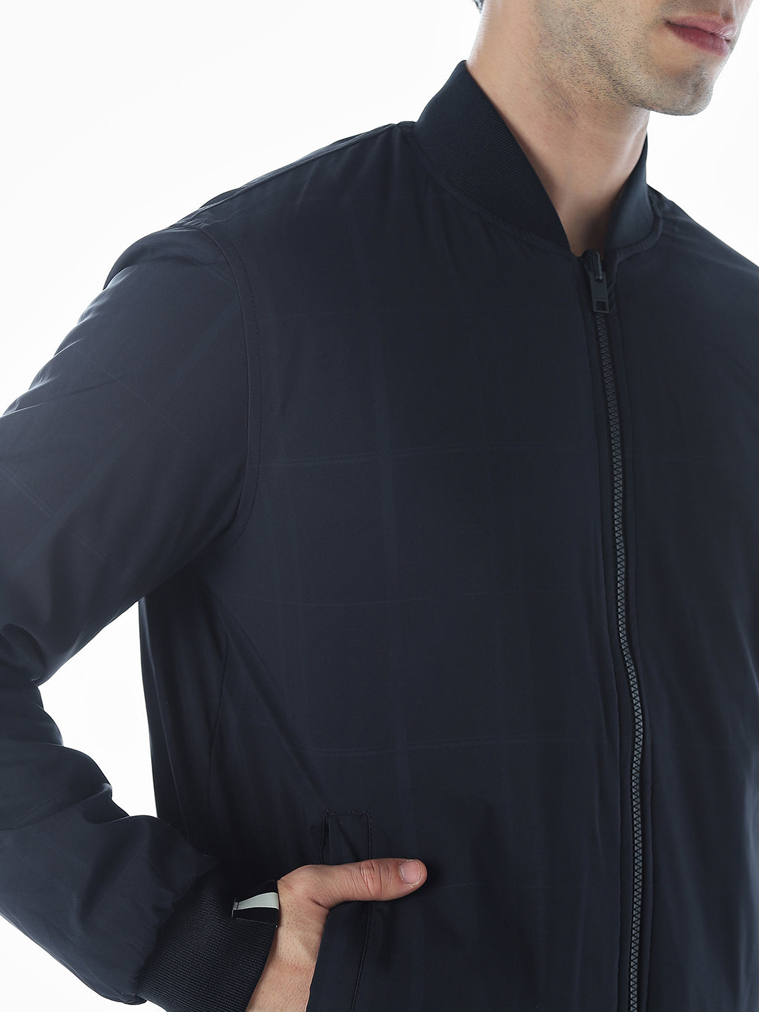 Reversible Bomber Jacket - Beige