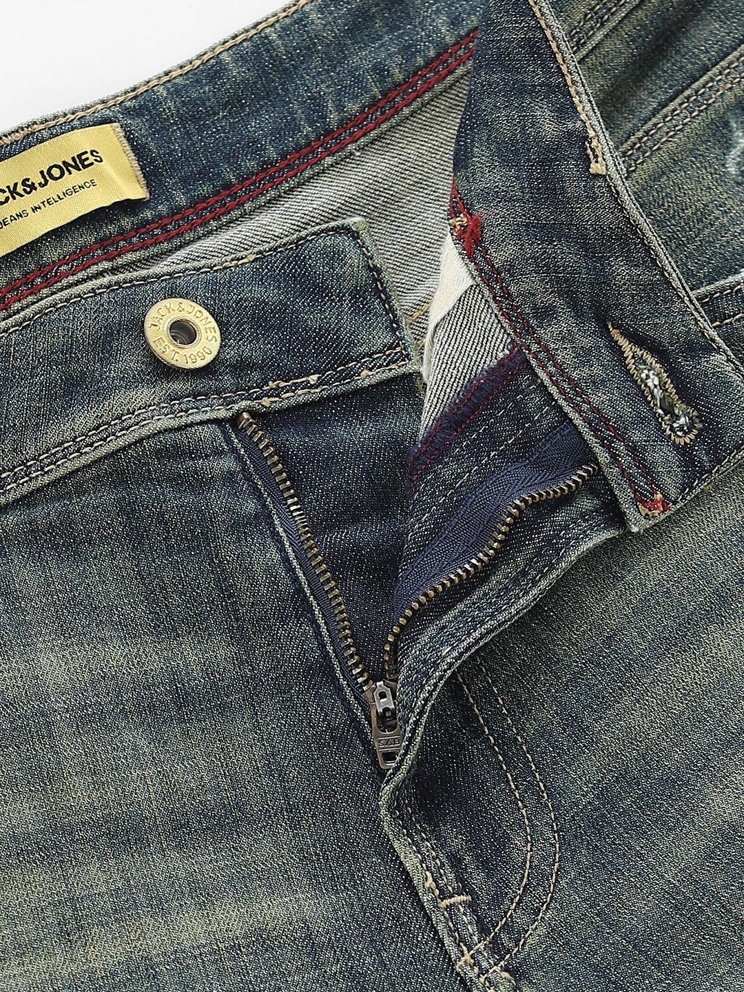 Distressed Clark Regular Fit Cropped Jeans