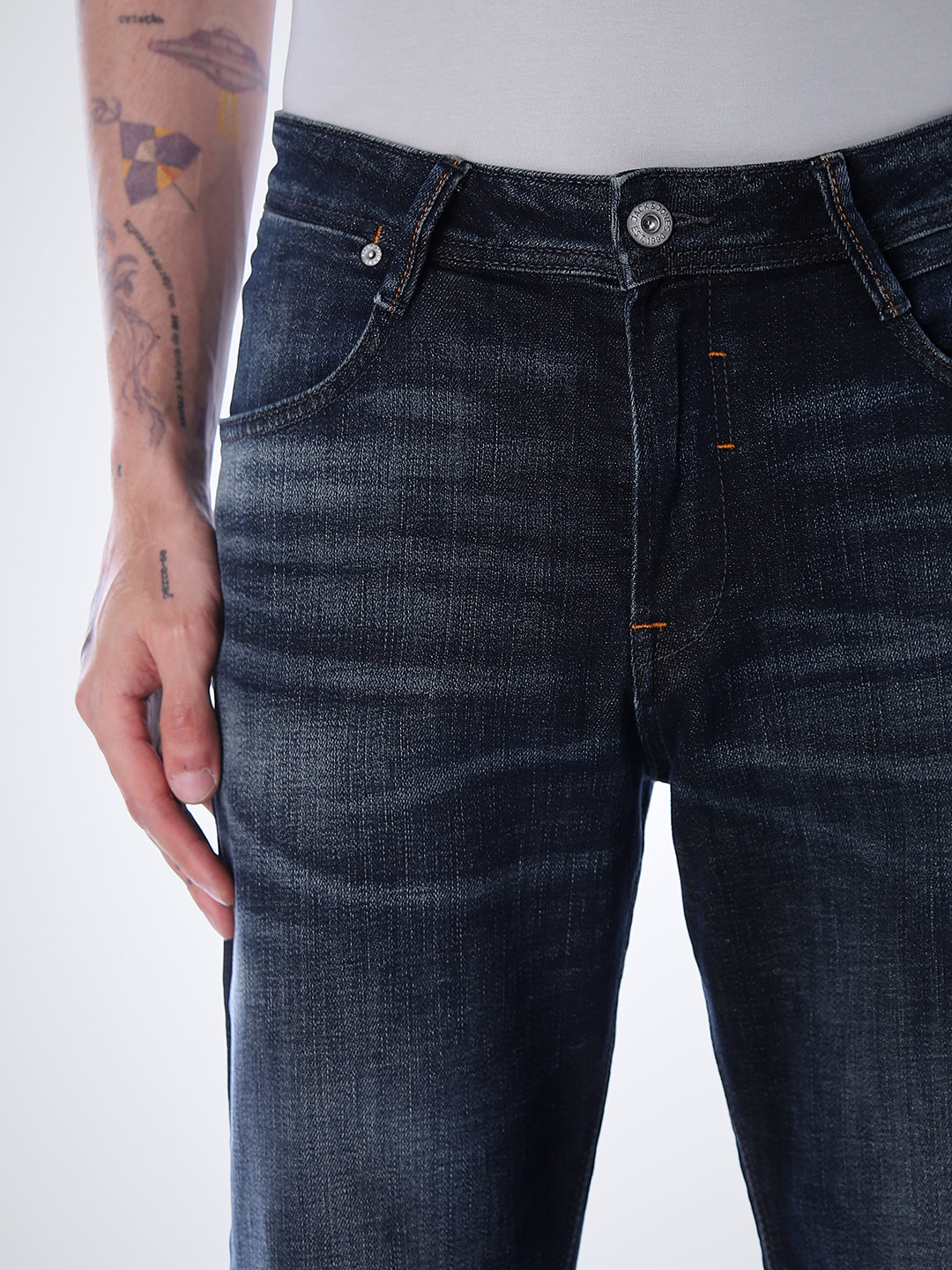 Cliff Bootcut Jeans - Dark Blue