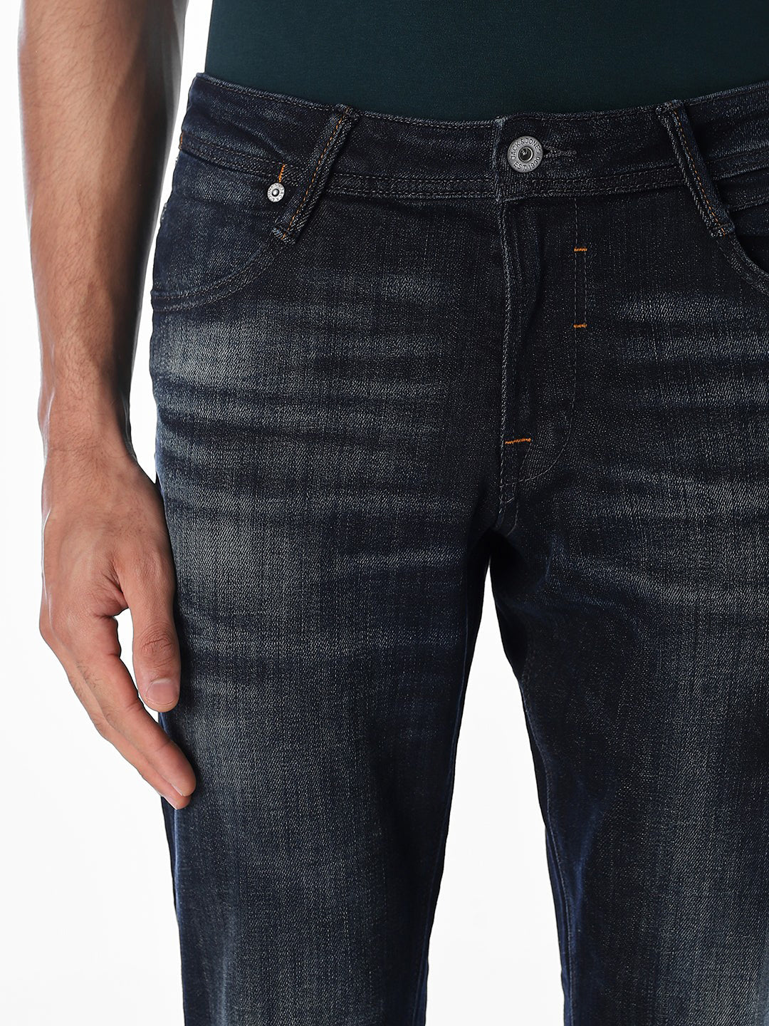 5 Pocket Washed Glenn Slim Fit Jeans