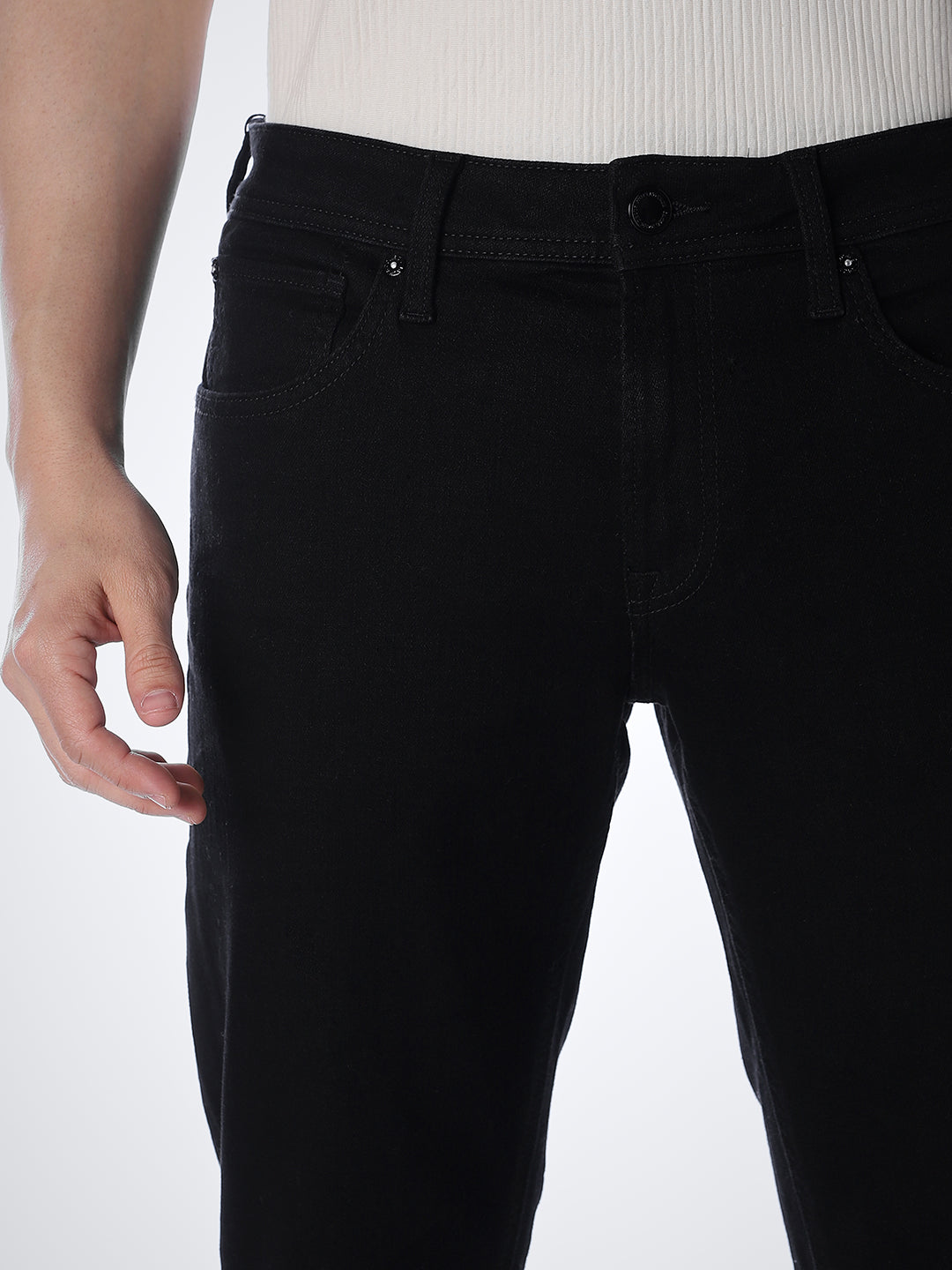 5 Pocket Cropped Tim Slim Fit Jeans