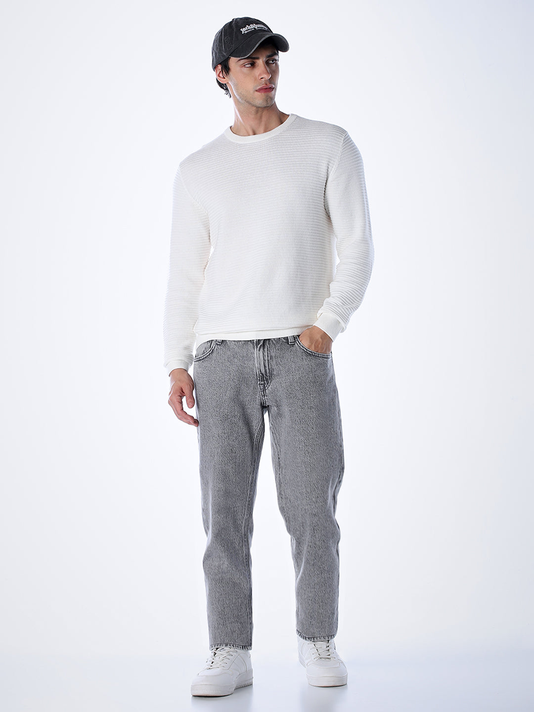 5 Pocket Cropped Tim Slim Fit Jeans